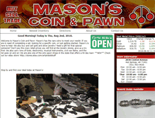 Tablet Screenshot of masonspawn.com